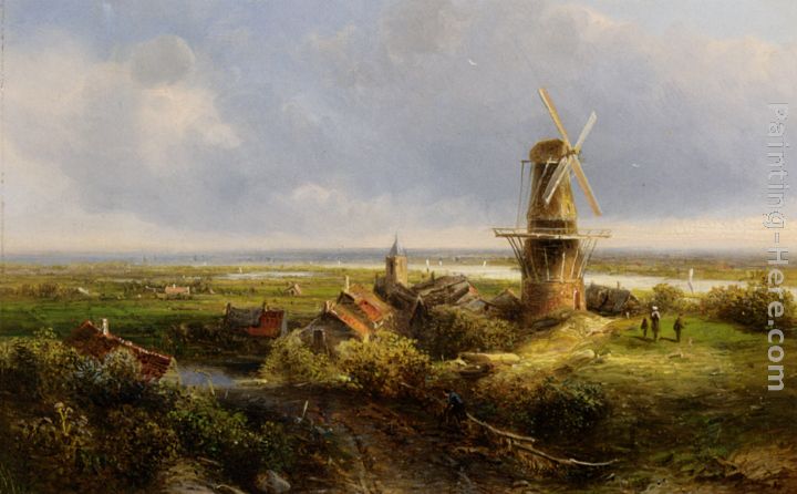 A Windmill in an Extensive Landscape